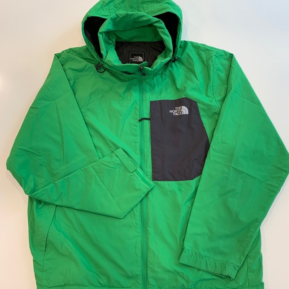 The North Face Green And Grey Shell Rain Jacket - Picture 5 of 8